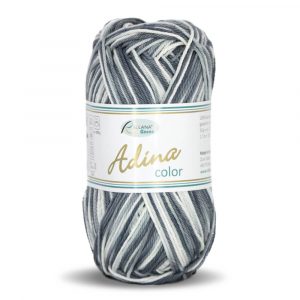 Adina Color Nr. 102 dunkelgrau-hellgrau-weiß