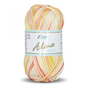 Adina Color Nr. 121 weiß-orange-gelb