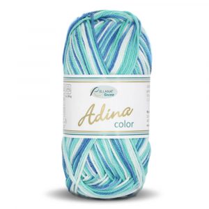 Adina Color Nr. 130 blau-türkis-weiß