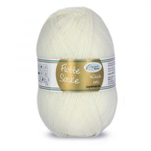 Flotte Socke 4f. Uni Nr. 901 weiß