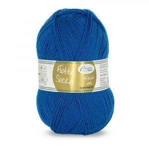 Flotte Socke 4f. Uni Nr. 922 royal