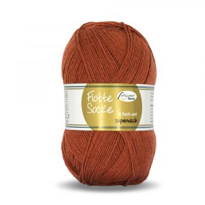 Flotte Socke 4f. Uni Nr. 942 mittelbraun