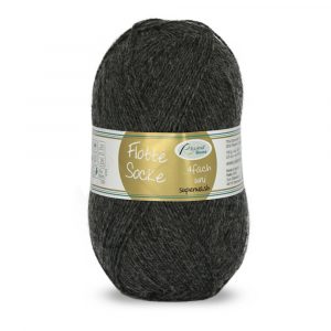 Flotte Socke 4f. Uni Nr. 958 anthrazit meliert