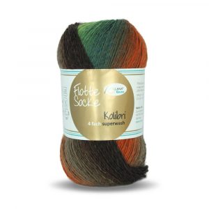 Flotte Socke 4f. Kolibri Nr. 6206 braun-kürbis