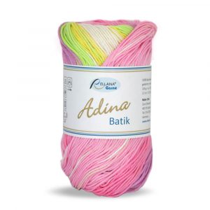 Adina Batik Nr. 210 rosa-flieder-grün-gelb
