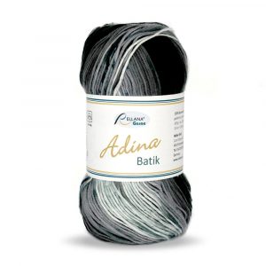 Adina Batik Nr. 215 hellgrau-weiß-dunkelgrau