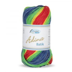 Adina Batik Nr. 266 blau-grün-gelb-orange