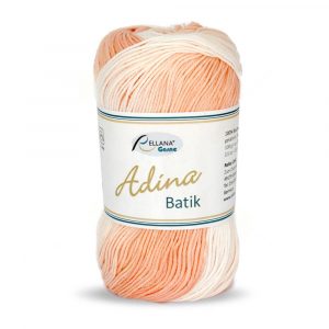 Adina Batik Nr. 268 aprikos-weiß