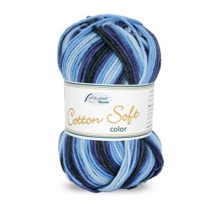 Cotton Soft Color Nr. 104 dunkelblau-hellblau