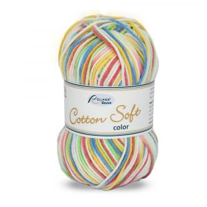 Cotton Soft Color Nr. 166 weiß-multicolor