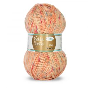 Flotte Socke 4f. Tweed Nr. 1335 apricot