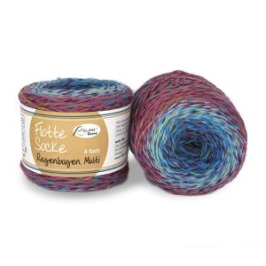 Flotte Socke 4f. Regenbogen Multi Nr. 1481