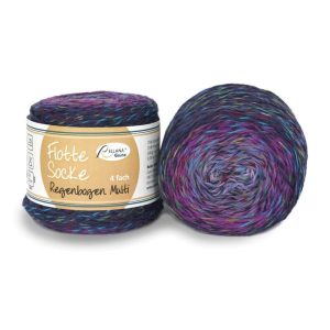 Flotte Socke 4f. Regenbogen Multi Nr. 1483