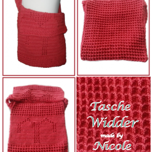 Häkelanleitung Tasche Sternzeichen "Widder"