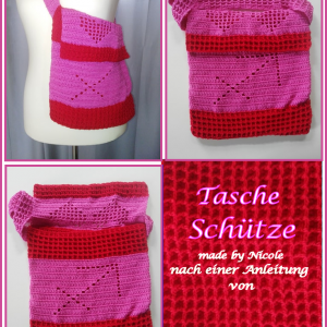 Häkelanleitung Tasche Sternzeichen "Schütze"