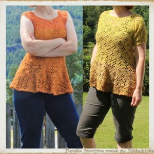 Häkelanleitung Tunika Martina S-XXL