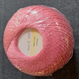 Häkel-King brilliant Farbe rosa-silber