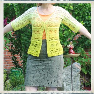 Häkelanleitung CAL One-Cake-Perlensommer Jacke