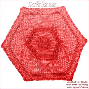 Häkelanleitung Tischdecke "Sternzeichen Schütze"