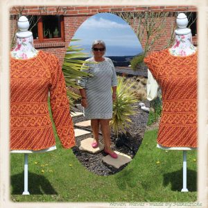 Häkelpullover "Woven Waves" RVO im Interlocking, alle Größen